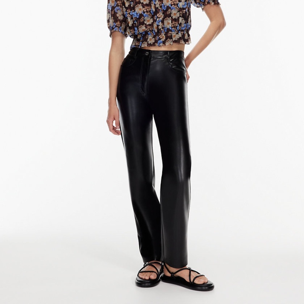 Aritzia Wilfred Melina vegan leather pants